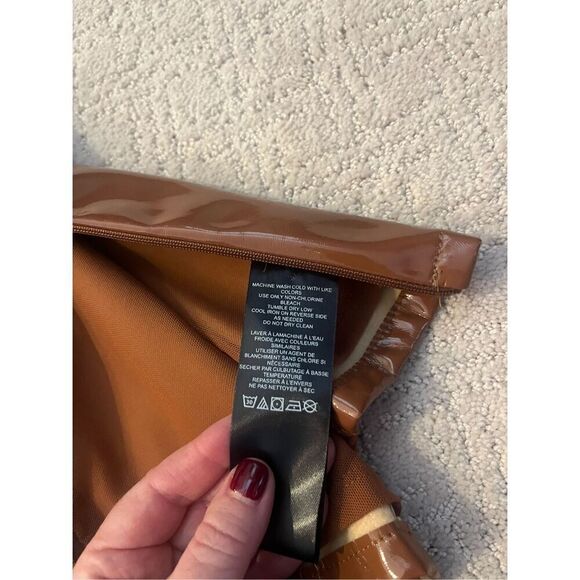 NWT Anthropologie Faux Leather Tube Top - Picture 11 of 11